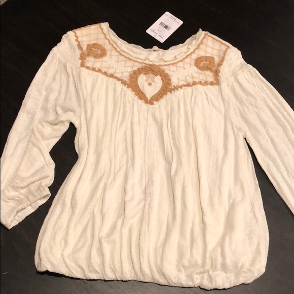Free People Begonia embroidered top - Picture 2 of 4